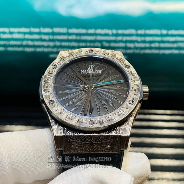 宇舶手錶 恒寶HUBLOT經典融合系列 WildCustoms自動上鏈腕表 宇舶高端男士腕表  hds1713